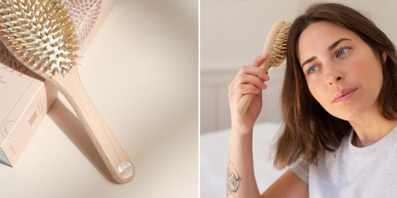 Brosse à Cheveux - Démêlage et Brillance - Bachca