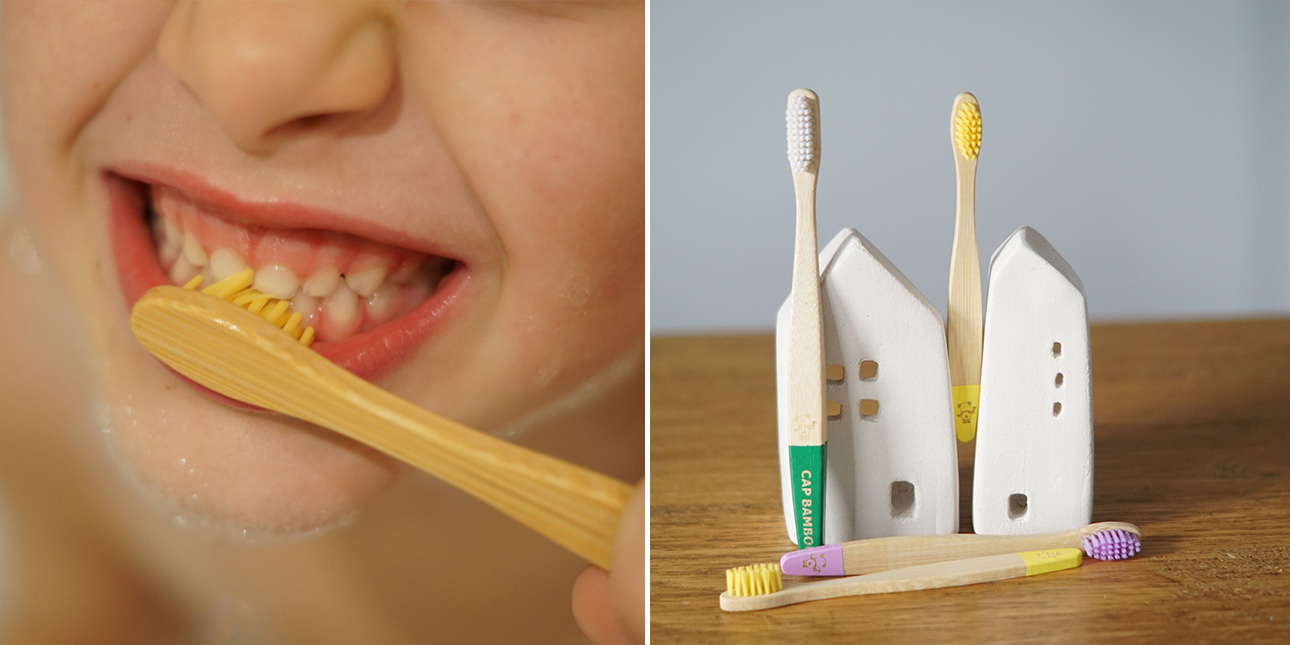 Brosse à Dents Enfants en Bambou - Cap Bambou