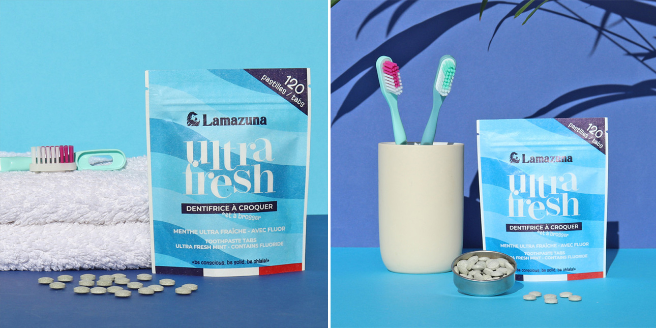 Dentifrice à Croquer - Menthe & Fluor - Lamazuna